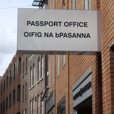 Oifig na bpasanna-Passport Office Dublin